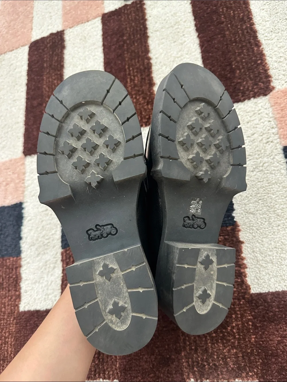 Coach excellent worn